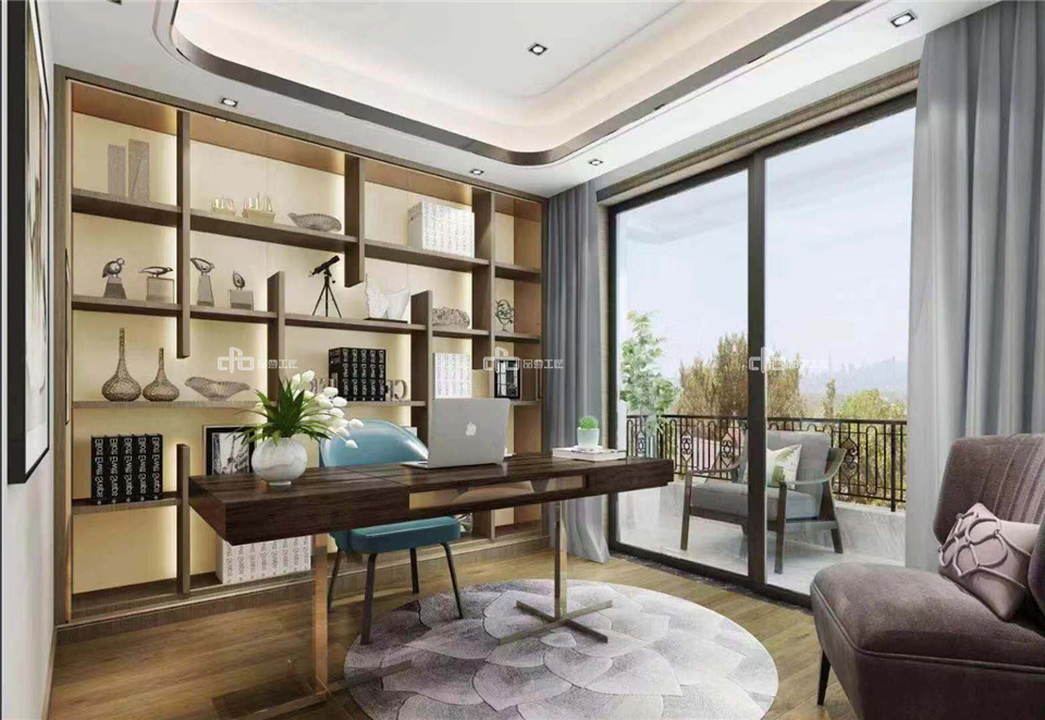 亚洲****综合网络 整木定制别墅装修现代极简轻奢风格效果图(图4)